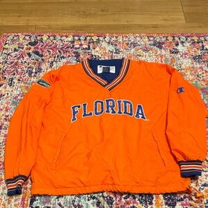 Champion Orange Florida V-Neck Jacket